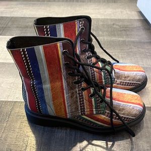 Selling these fun, artsy boots in great condition